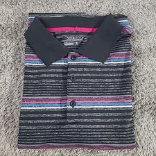 Nike Golf Tour Performance Polo Men Large Multicolor Stripe 479981