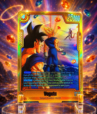 Bandai Dragon Ball Super Card Game Vegeta FB09-093 FB09 R Holo Battle Card