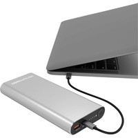 Realpower PB-20000 Powerbank 20000 Mah Lipo Silber Statusanzeige