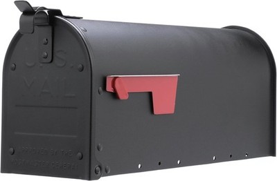 Architectural Aluminum Mailbox Post Mounted Rust Proof Metal House Mail Box