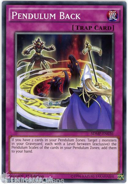 SDMP-EN036 Pendulum Back 1st edition Mint YuGiOh Card