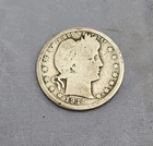 1915 25C Barber Quarter Silver