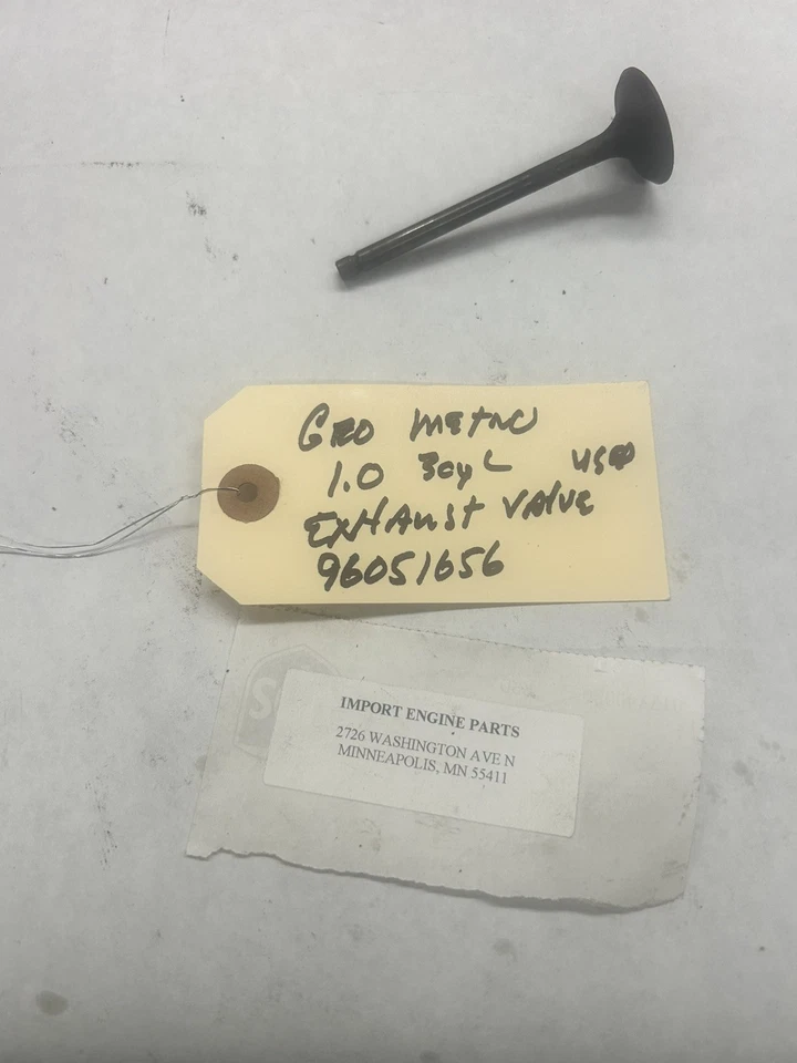 VÁLVULA DE ESCAPE *USADA* SE ADAPTA A GEO METRO 993cc SOHC 1992-2000 96051656 *USADA* Foto 3 de 3