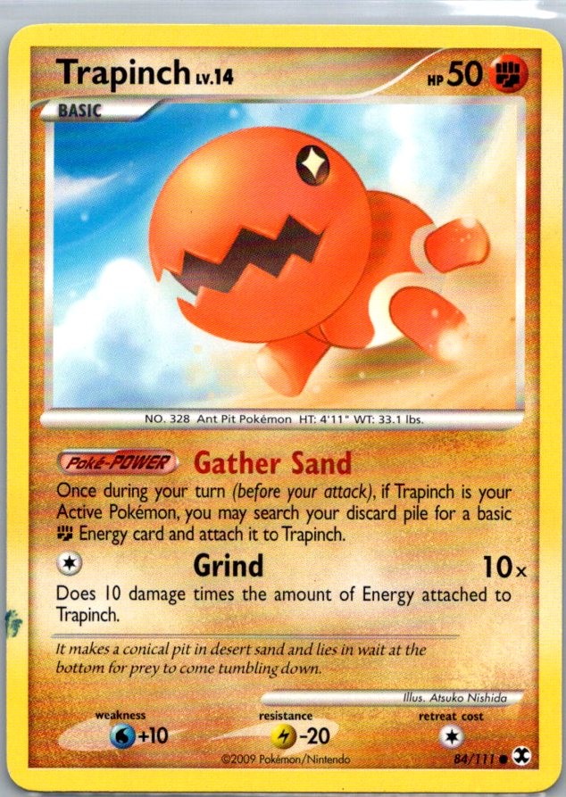 Trapinch 84/111 Common Rising Rivals NM