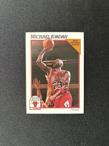 1991 NBA Hoops Basketball Card #30 Michael Jordan