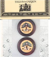 Told in a Garden UNDER THE ORCHARD 2 Cross Stitch Charts apples / quilts / Amish