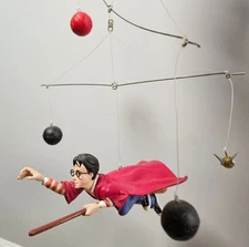 VINTAGE Harry Potter Hanging Room Decoration Quidditch Mobile Hallmark 2000