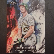 Topps 2018 Fire Mark McGwire #190 Oakland Athletics MLB Base Set Card