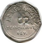 Searchlight, Nevada NV J. C. McClanahan Saloon Rare One Drink Trade Token — photo 1