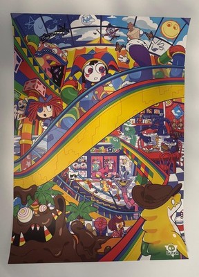 The Amazing Digital Circus Mall Adventure Poster A2 Gooseworx Print