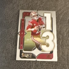 Brock Purdy 2024 Panini Select Numbers Insert #22 San Francisco 49ers