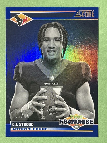 2024 Score C.J. Prueba de artista STROUD The Franchise #1/35 - Imagen 4 de 5