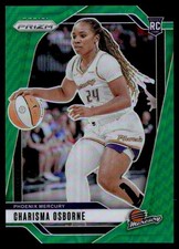 CHARISMA OSBORNE 2024-25 PANINI PRIZM WNBA GREEN PRIZM RC PHOENIX MERCURY #65