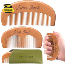 2Pcs Birthing Comb for Women Labor,Wooden Birth Labor Comb for Labor and Deliver