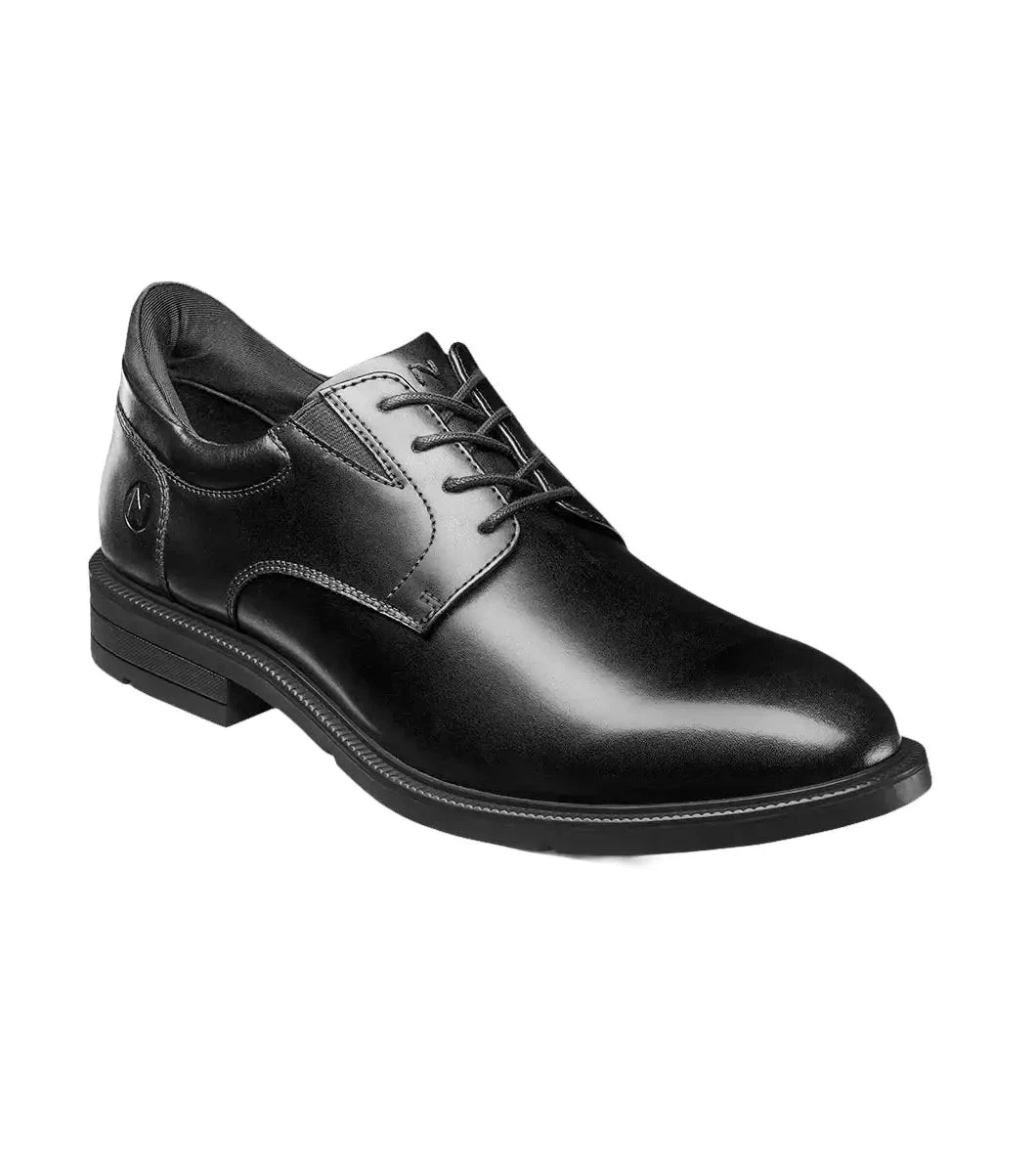 JORDAN Scarpe Oxford Nunn Bush KORE EZ Icon punta liscia nere 85144 001