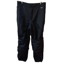 Slalom Men Black Ski/Snow Snowboard Pants Adjustable Waist Water Resistant-L