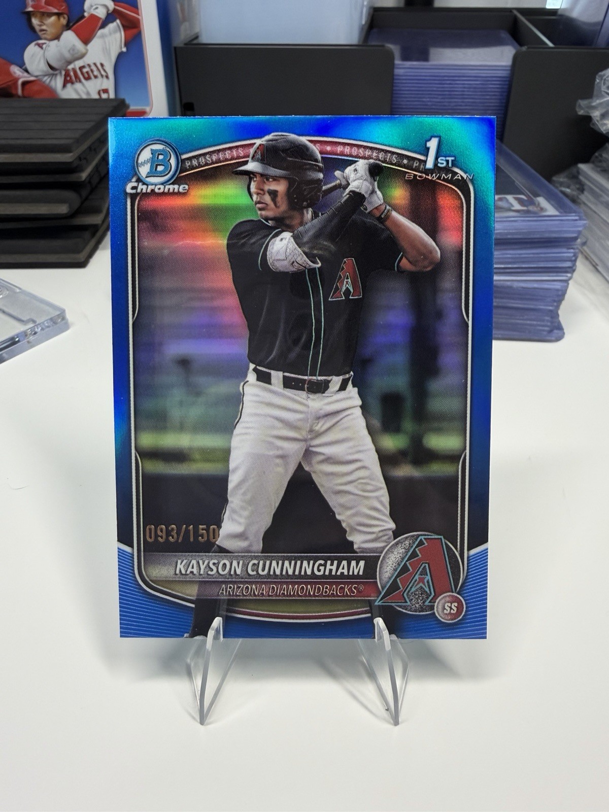 2025 Bowman Draft Chrome Kayson Cunningham True Blue Refractor /150 #BDC-84