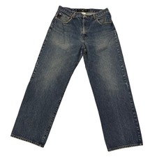 Guess Jeans Urban 199 Men's 34x32 Vintage Relaxed Blue Denim Made in USA GUC