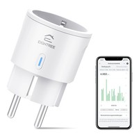 Eightree Smart Wlan Steckdose, Alexa ZubehöR Wifi Steckdose Mit Strommessung