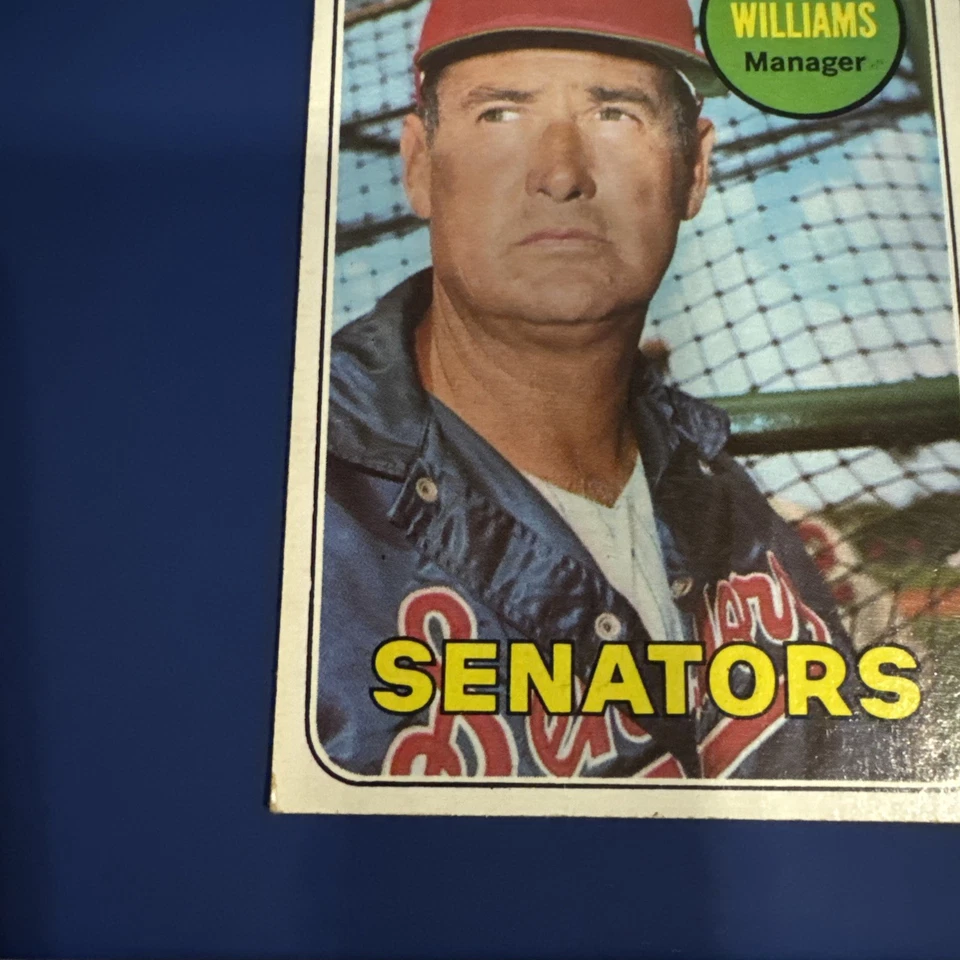 Ted Williams 1969 Topps No650 - Изображение 2 из 4
