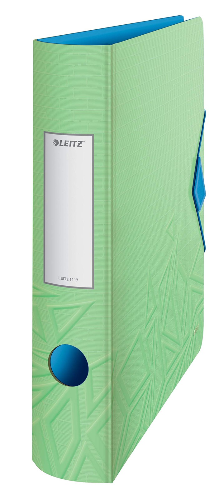 Leitz 180° Active Urban Chic A4 Lever Arch File, Green, Curved Spine 65mm Width,