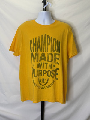 Champion Gold Tee Mike Tyson Heavyweight Boxing Champion Black And