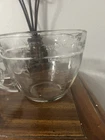 Vintage Anchor Hocking 2 QT 2L Mixing Bowl Clear Glass Spouted Measuring Batter
