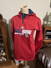 MLB Authentic Collection St Louis Cardinals Hoodie Child Size XL (18)