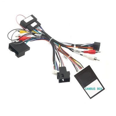16pin Car Android Radio Wiring Harness & Canbus Box Fit For Ford Focus 2012-2015