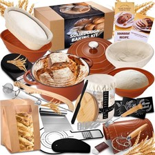 Sourdough Starter Kit W/ Enamel Cast Iron Pot Complete Sourdough Bread Baking
