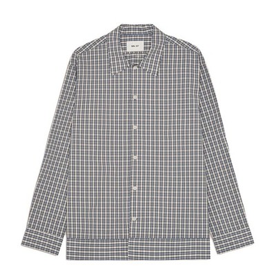 NN07 Reed Shirt Blue Check