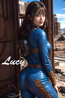 Fallout 4 Lucy MacLean Poster Gaming Fan Gift