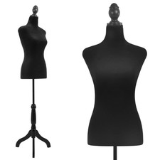 Female Mannequin Body Dress Form Sewing Mannequin Torso Manikin with Tripod B...