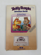 Vintage 1985 Teddy Ruxpin Adventure Series All About Bears Book  Cassette NEW 