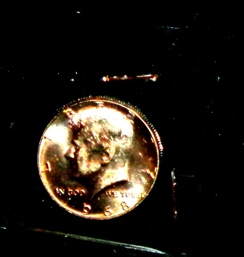 1968-D JFK 40% SILVER HALF DOLLAR … GRADES "BRILLIANT  UNCIRCULATED”