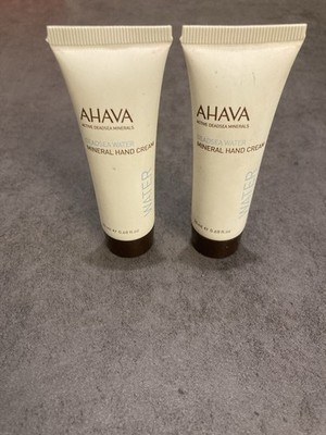 Pack of 2 Ahava Deadsea Water Mineral Hand Cream (20ml/0.68fl oz) - NWOB