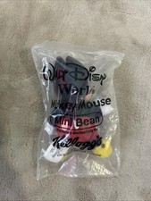 Walt Disney World Mickey Mouse Mini Plush 2001 Kelloggs Exclusive Collectible