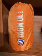 Big Agnes Zoom UL Insulated Sleeping Pad, Amber Glow, 20x72
