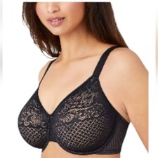 wacoal visual effects minimizer bra black size 36H