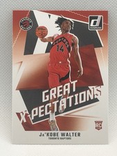 Panini Donruss 2024 Ja'Kobe Walter Rookie Great X-Pectations #10 Winter Raptors