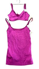 NEW On Gossamer Womens Cotton Camisole Bralette Set Size Small S NWT