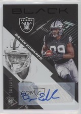 2020 Panini Black Rookies Auto 156/199 Bryan Edwards #133 Auto v9t