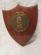 Vintage Lafayette College Bronze Wood Shield ...