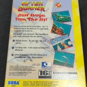 SEGA After Burner Sega Genesis 32X Shooter Flight Manual Included NTSC 1994