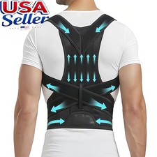 Posture Corrector for Women  Men   Adjustable Back Brace with Full Back Support