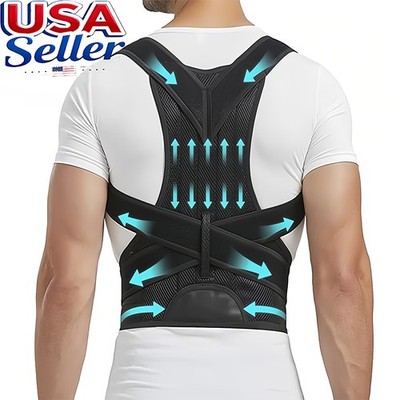 Posture Corrector for Women & Men   Adjustable Back Brace with Full Back Support