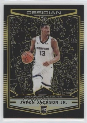 2018 Chronicles Obsidian Preview Gold 10/10 Jaren Jackson Jr #581 Rookie RC m6p