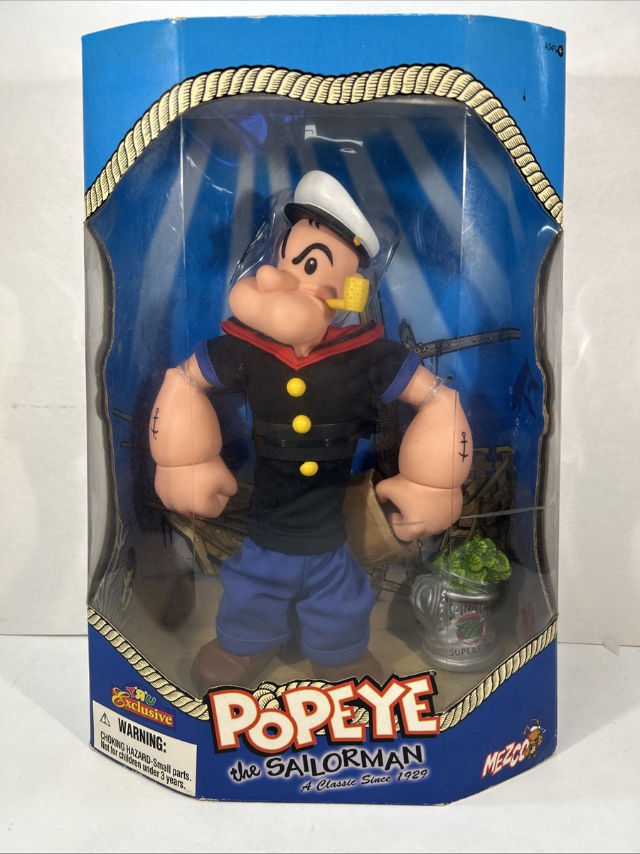 ポパイ ビッグフィギュア 年代物 ソフビ フィギュア 2001 MEZCO ポパイ ビッグフィギュア 年代物 ソフビ フィギュア 2001 MEZCO