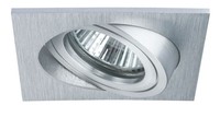 Paulmann Premium Einbauleuchten Set Drilled Alu Eckig Schwenkbar 3X40W 230V GU1