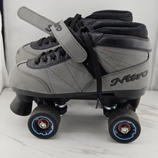 Quad Roller Skates Size 6 Epic Nitro Turbo Grey Quad Speed Skates
